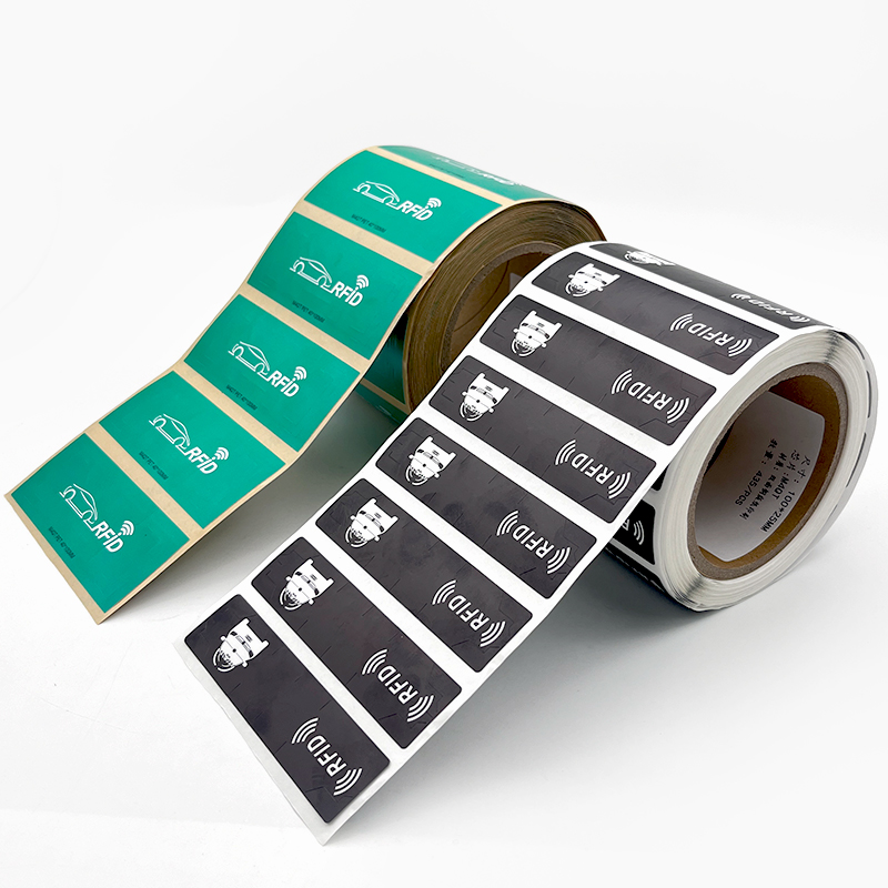 High quality custom printing RFID windshield tags stickers UHF car windshield UHF passive tag factory