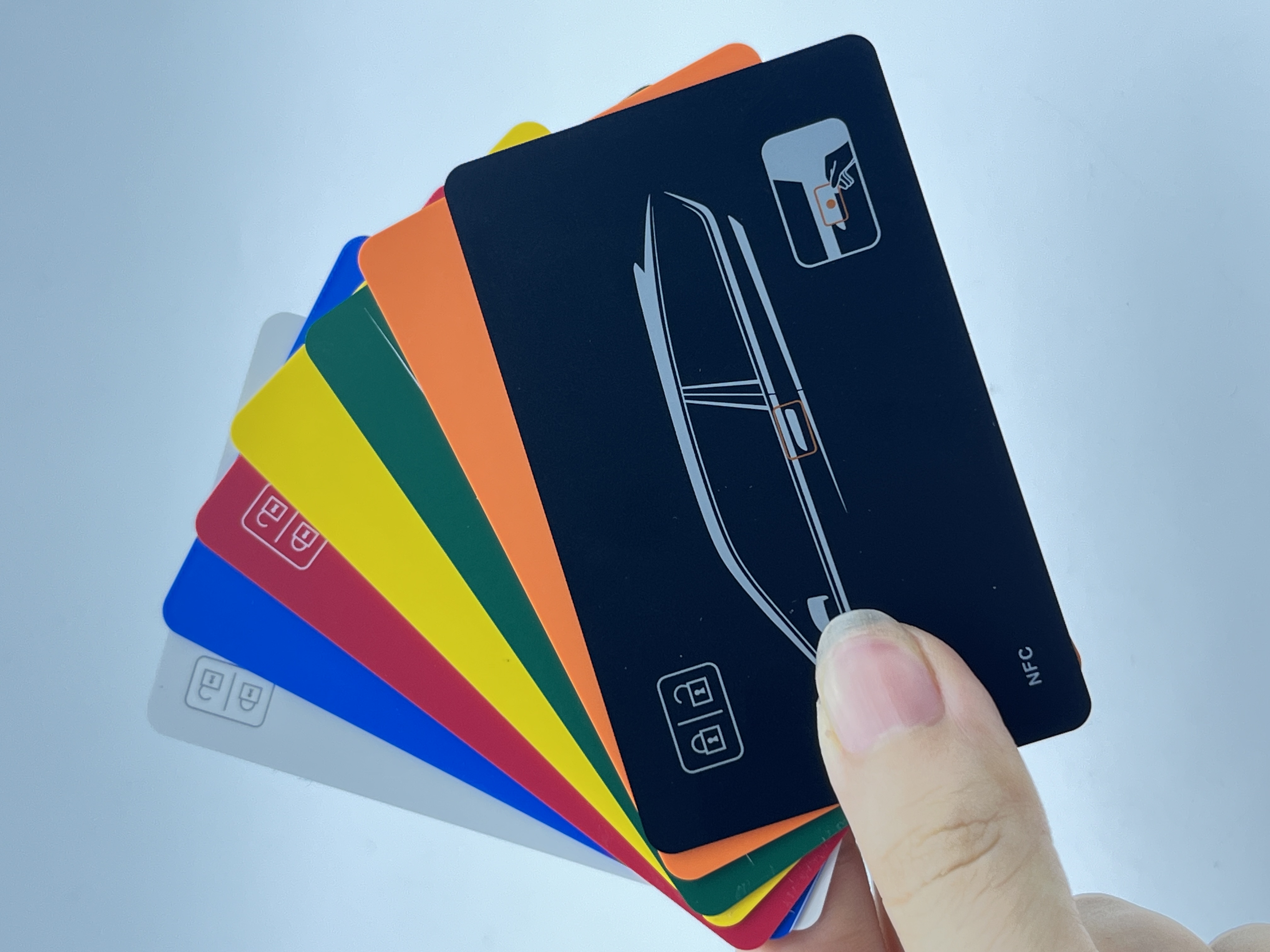 บัตร PVC บริสุทธิ์ HF LF บัตรกุญแจ บัตรเพิ่มน้ำหนักสำหรับ RFID การเข้าถึงประตู สมาชิกภาพทางธุรกิจ