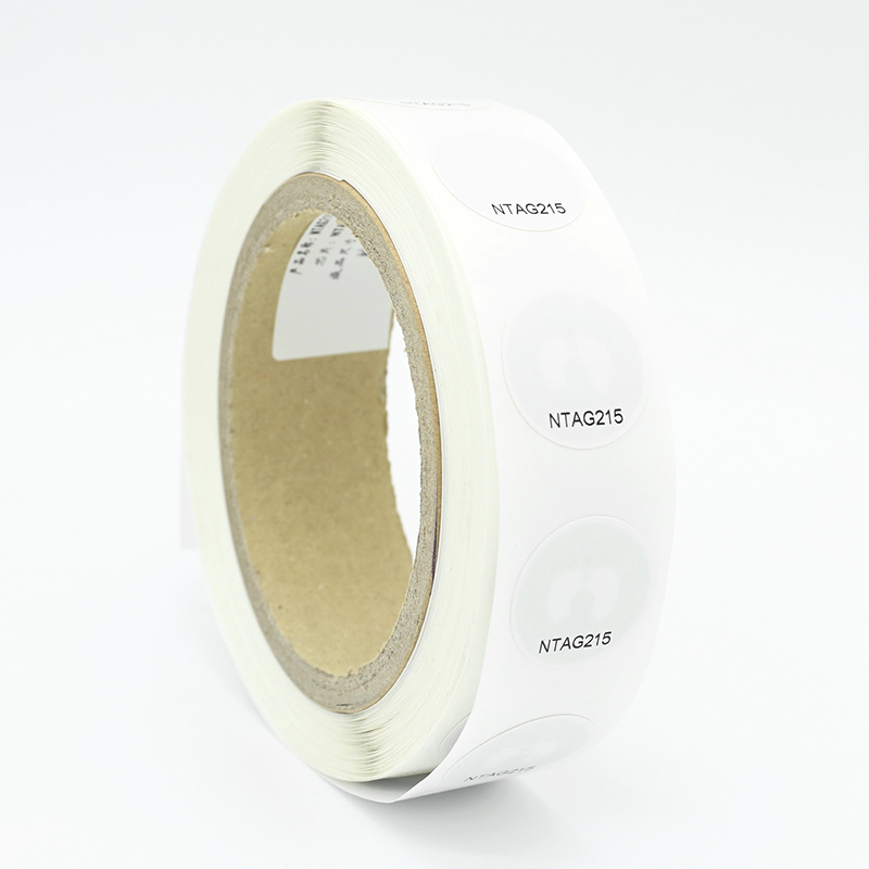 13.56mhz ntag215 writable passive rfid electronic tag PET nfc sticker 
