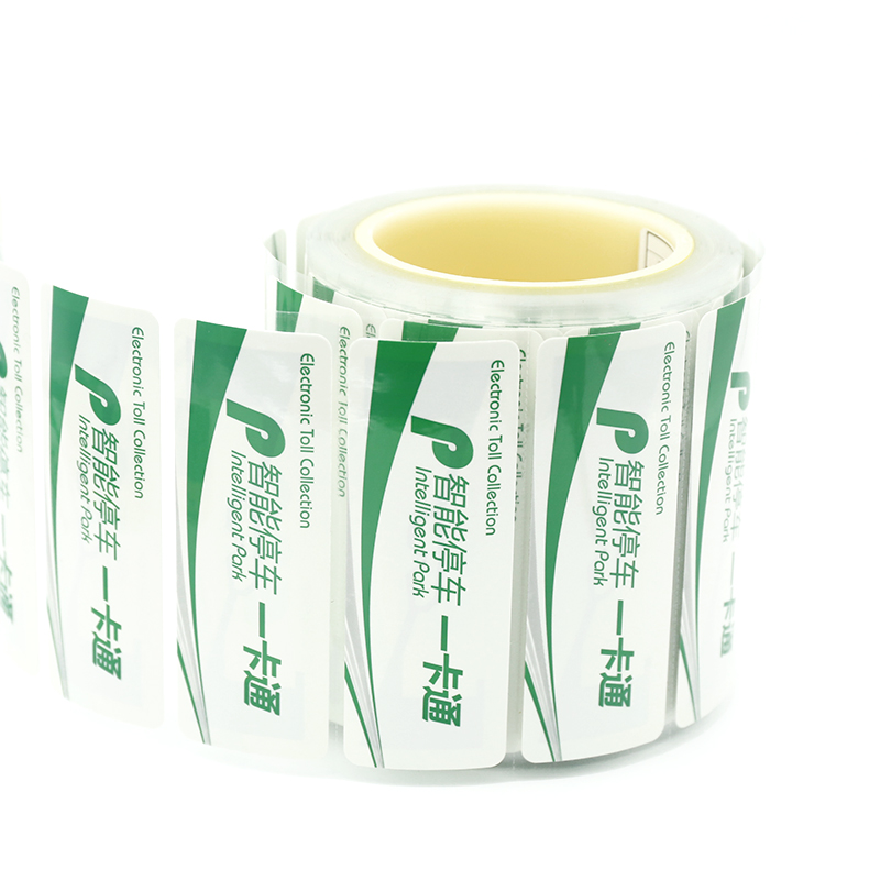 UHF rfid tag manufacturers 860-960MHZ blank printable RFID windshield sticker label