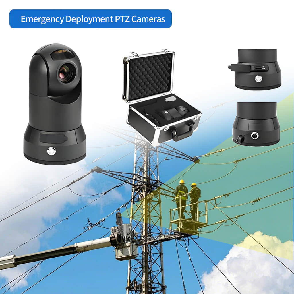 33X Optical Zoom Dome Infrared Outdoor Tripod Mount PTZ Camera Waterproof Vehicle Mounted MDVR Monitoring PTZ Camera System