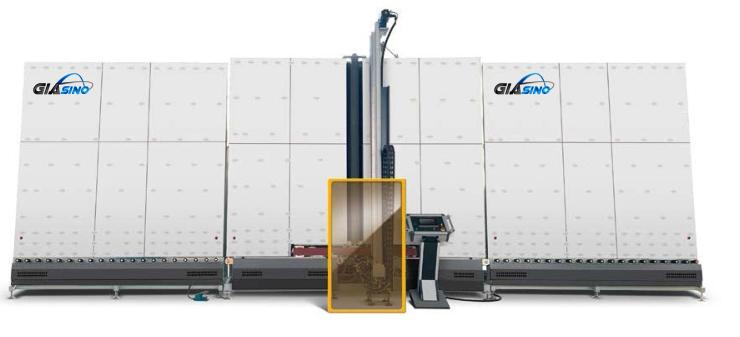 Machine de décapage de film Low-E vertical