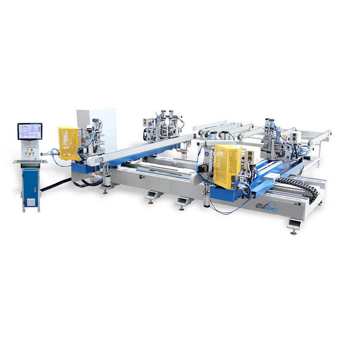 Machine de soudage à quatre coins en double couche CNC pour PVC Win-door
