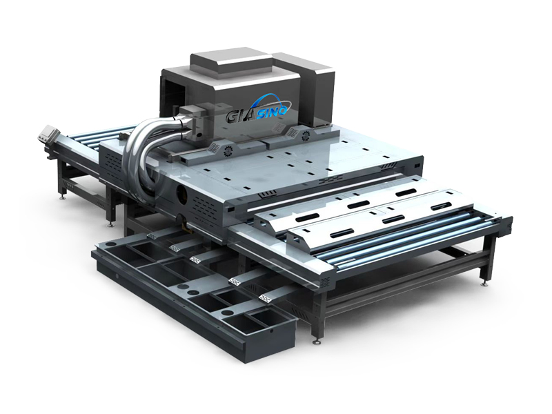 Horizontale automatische Glaswaschmaschine