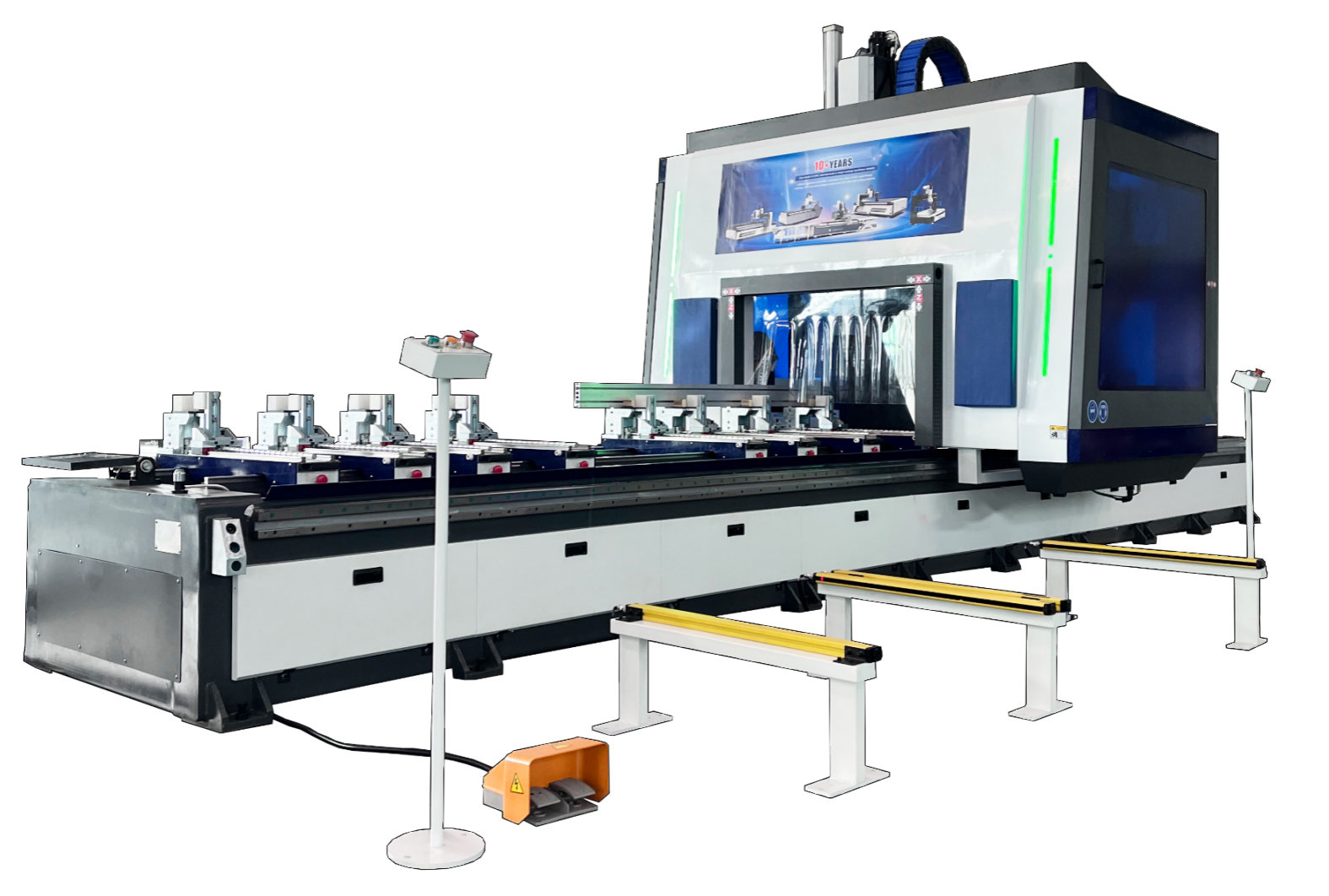5-ти осевой алюминиевый профильный CNC-центробежный станок