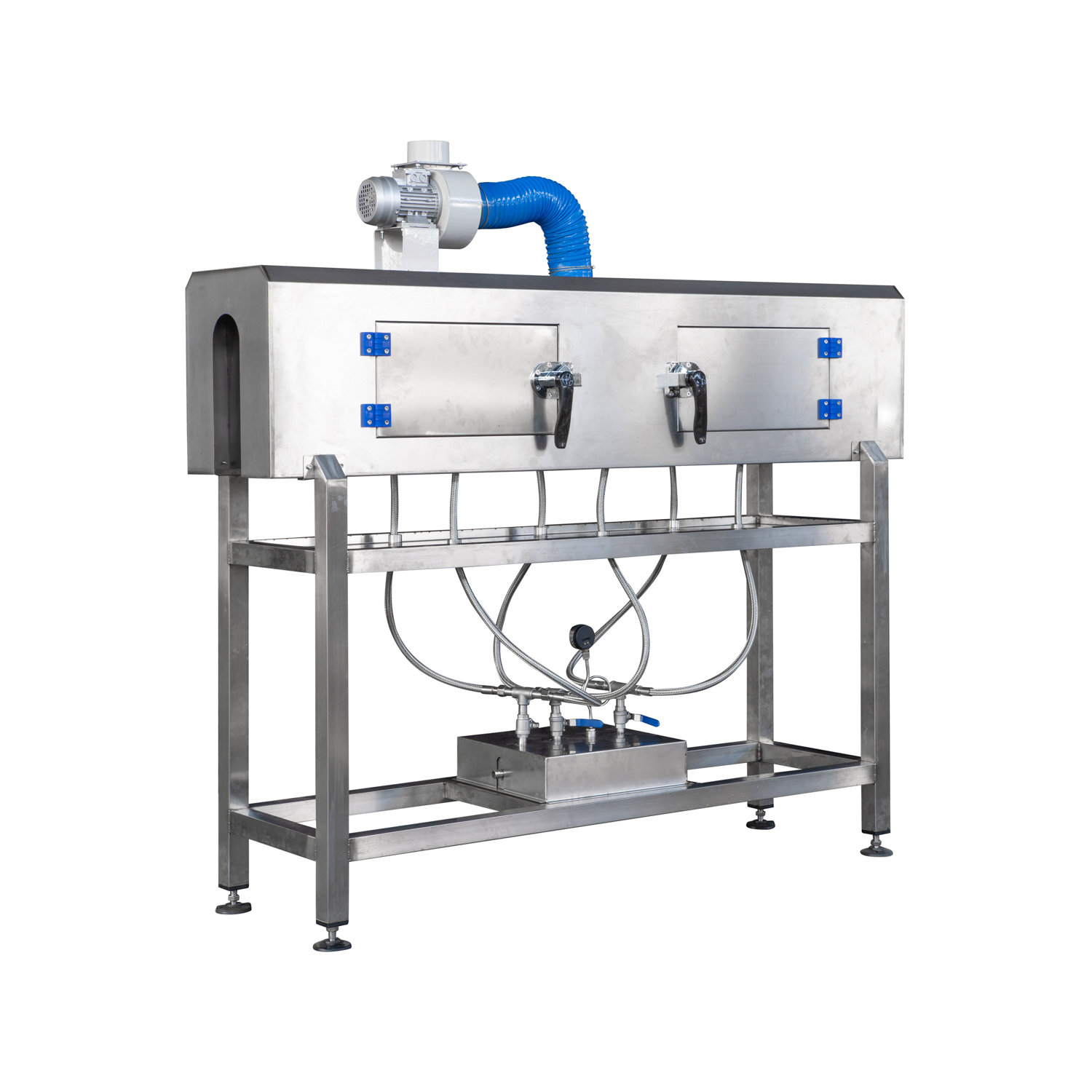 Tunel grzewczy ze stali nierdzewnej do kurczenia etykiet na butelkach z parą wodną