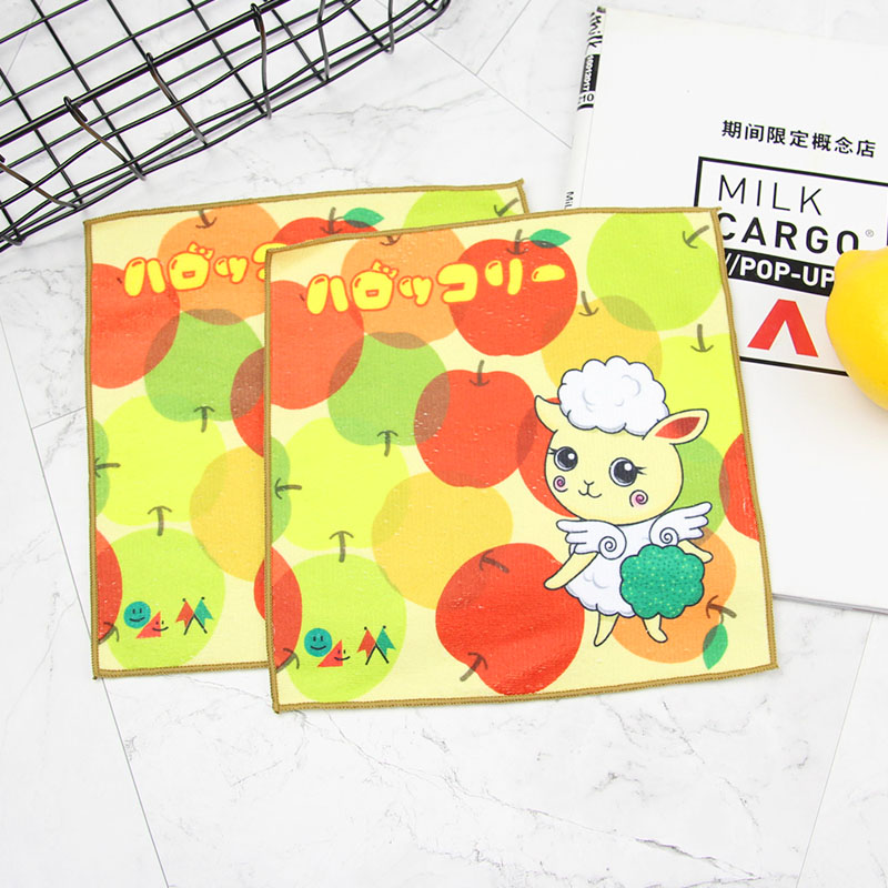 ผ้าเช็ดมือพิมพ์ลายการ์ตูนจากไมโครไฟเบอร์