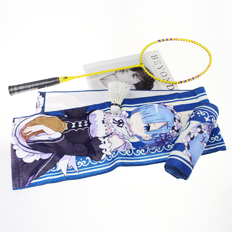 پارچه دستمال ورزشی سفارشی با چاپ دیجیتال انیمه شخصی‌سازی شده عمده‌فروشی