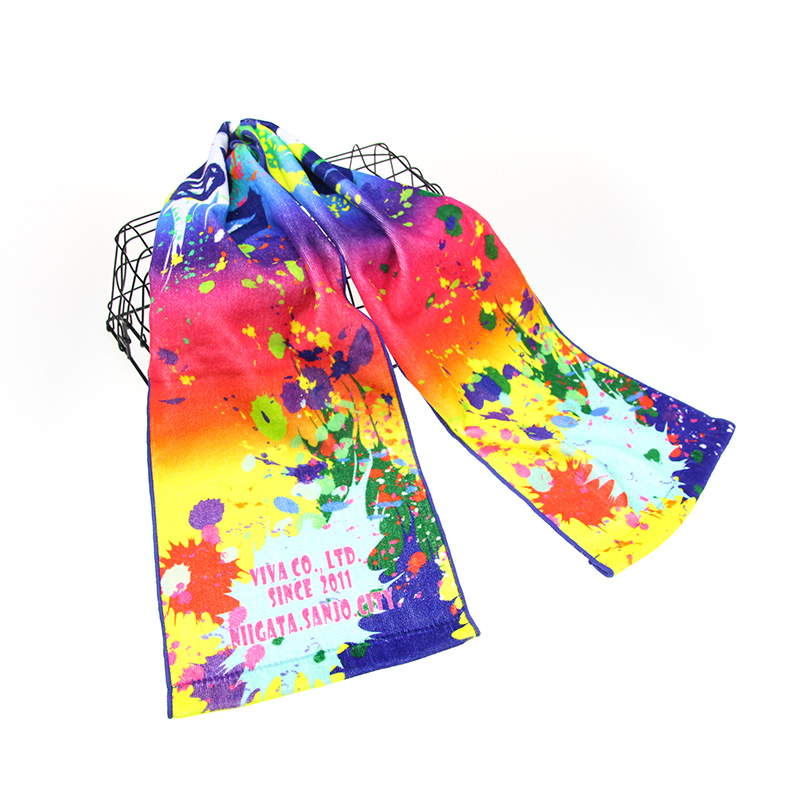 personalizowany kolorowy nadrukowany ręcznik do siłowni