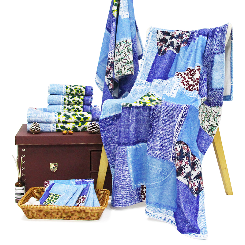 Túlméretezett digitális nyomtatású fürdőlepedő