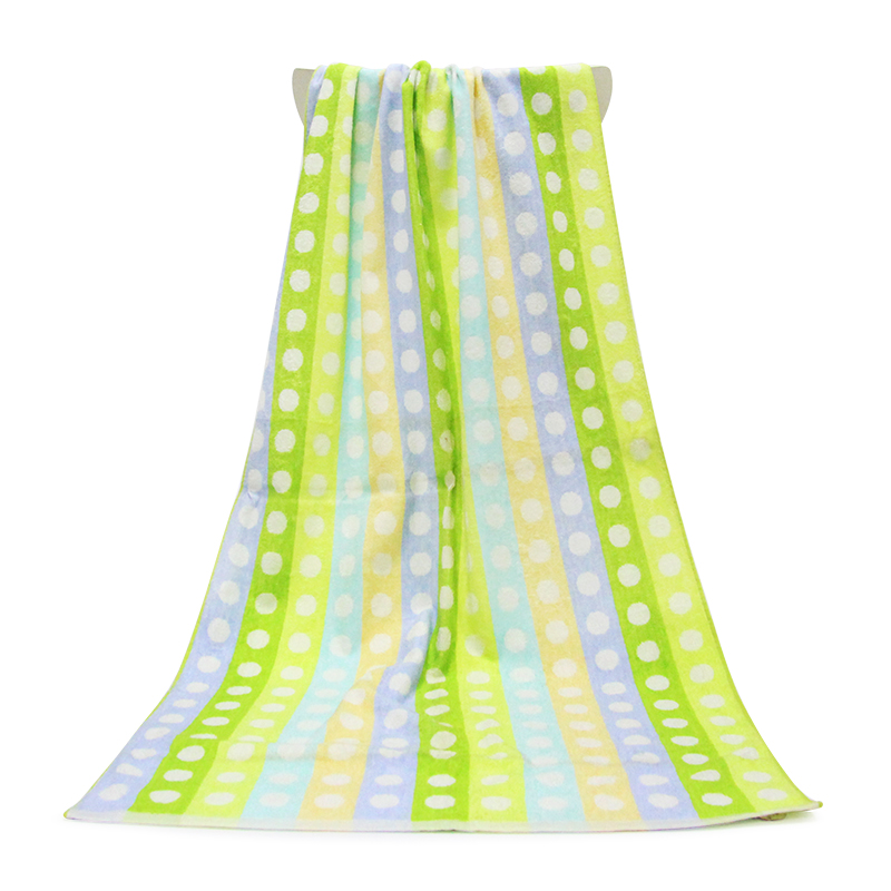 Skräddarsydd jakardbadhandduk för resor