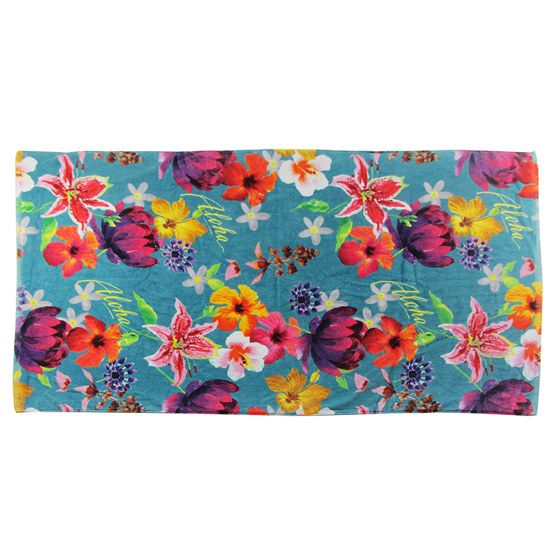 Duży ręcznik łazienkowy z własnym nadrukiem reaktywnym