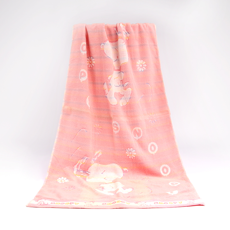 ผ้าเช็ดตัวทอแบบแจ็คการ์ดจากผ้าฝ้าย