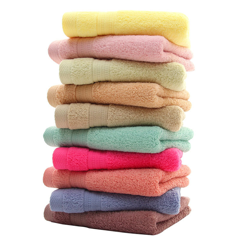 Toalha de rosto de bambu personalizada com logotipo