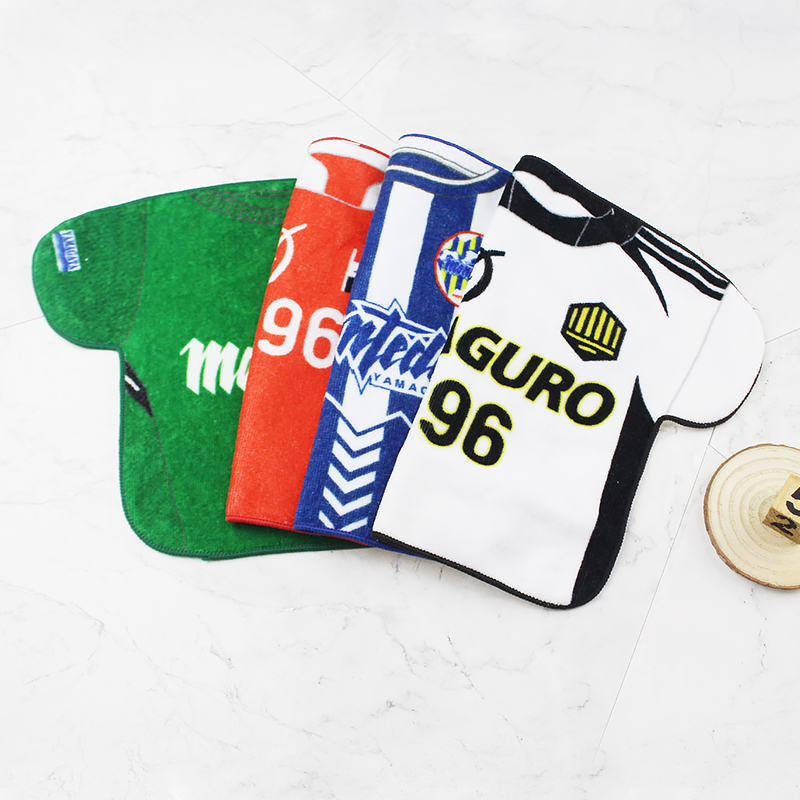 व्यक्तिगत अनुकूलित जर्सी आकार का छोटा हाथ का तौलिया