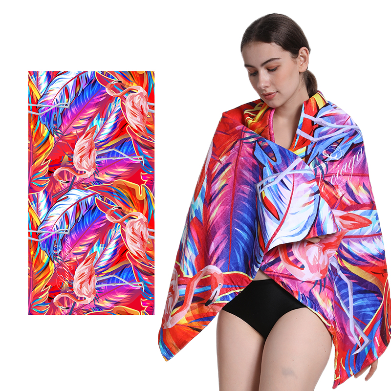 Tovalla de bany de platja de cotó 100 % de qualitat superior amb impressió digital personalitzada