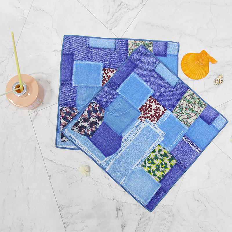 Skräddarsydd bomullstergi handduk med digitaltryck