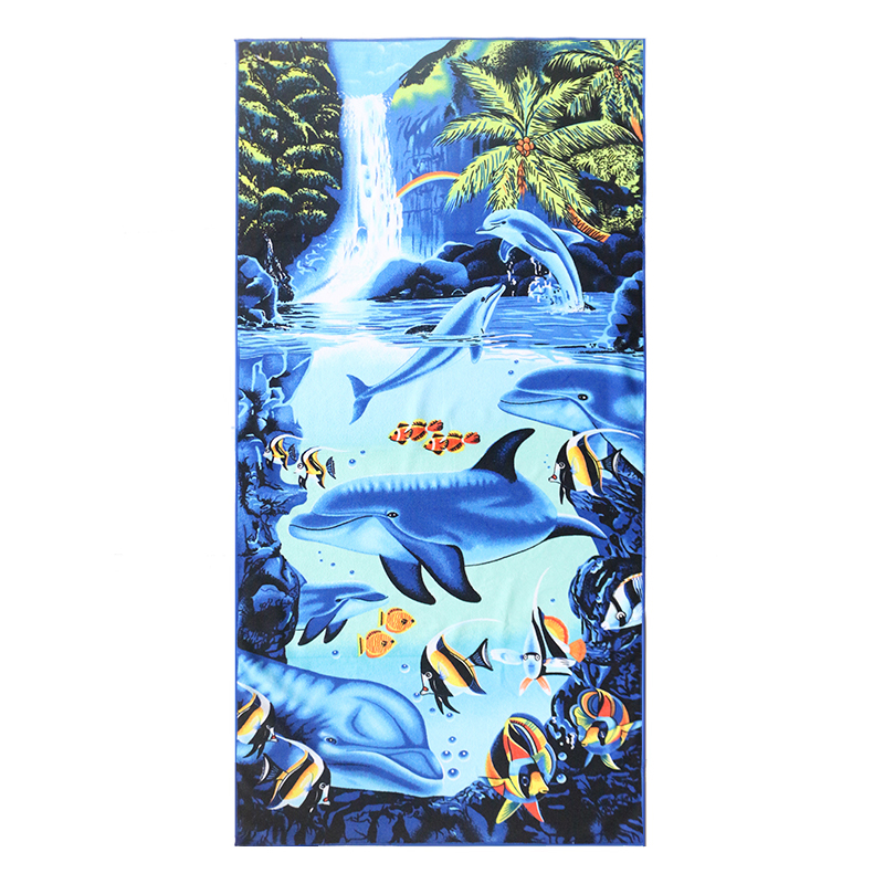 Plážový ručník s potiskem z mikrovlákna a sublimací