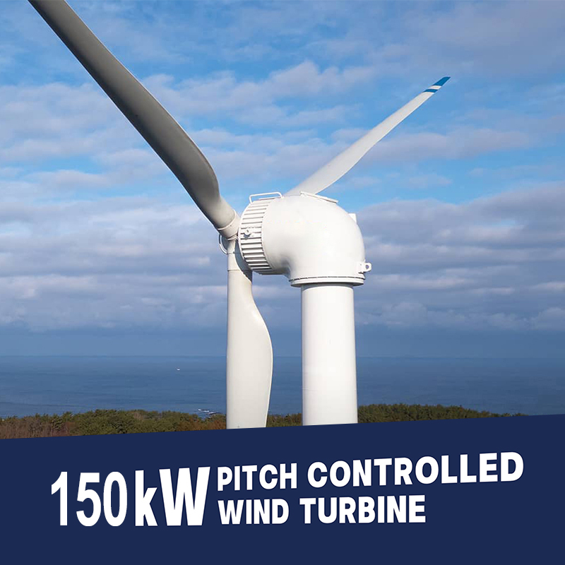 Turbine Éolienne à Axe Horizontal Commandée par Variation de Pas 150Kw