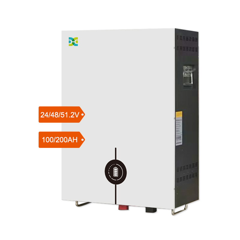 Vegmontert litiumbatteri Lifepo4 48 V 100 AH 200 AH LFP-batteri