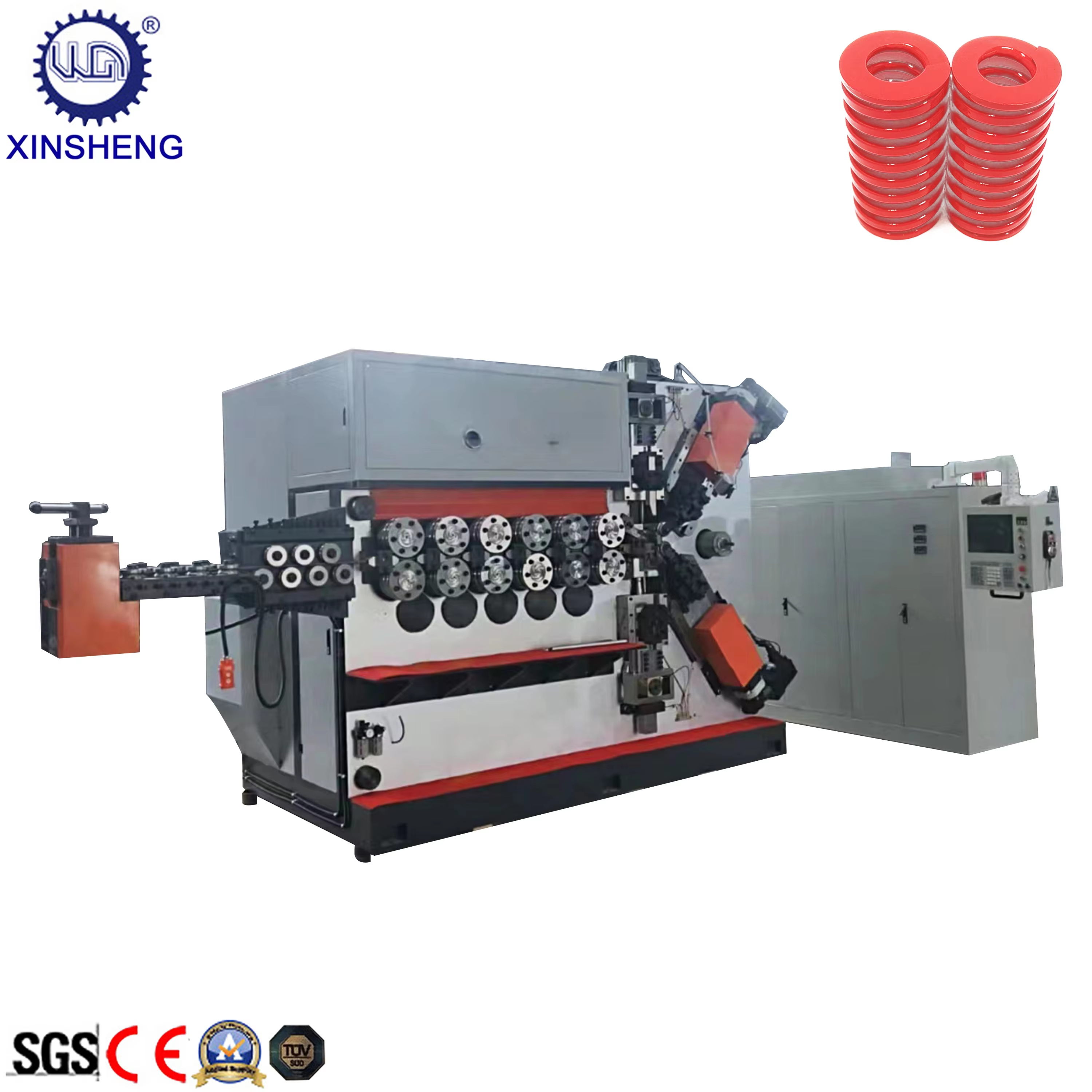 Samarali ishlab chiqarish uchun yuqori sifatli xom ashyo CNC prujina apparati