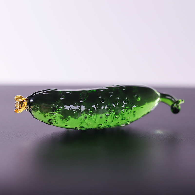 SmallBridge  new product, crystal cucumber, is lifelike and can be used as a decoration to give away to friends and prank toys