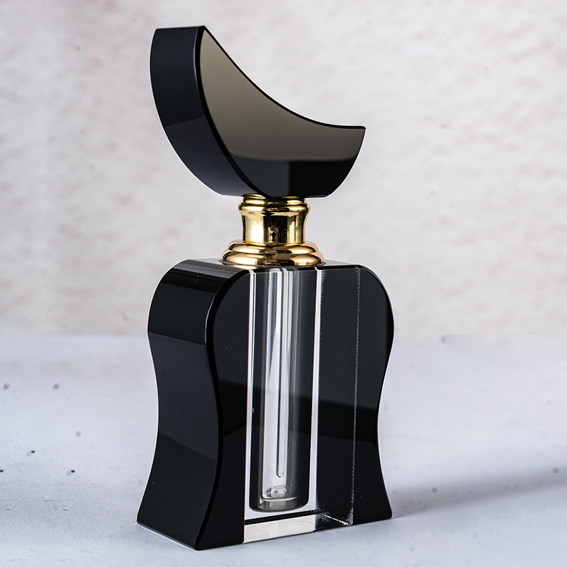 SmallBridge black spliced sailboat design wholesale purchase perfume bottle, essential oil bottle, liquid bottle