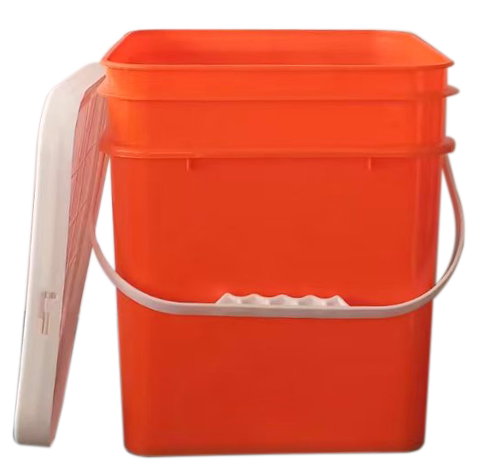 Grossa 10L 15L plasticum tympanum 20L 25L Plasticum Quadratum Packing Crater Cum Tegmine Et Manu