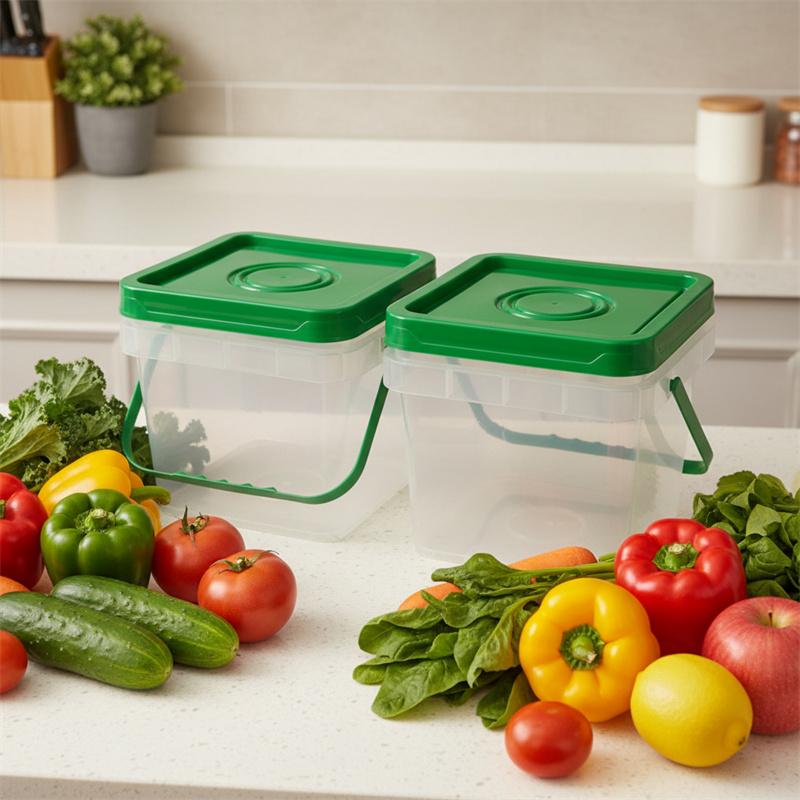 စက်ရုံ အလျားပို့ အစားအသောက်အဆင့် PP မုန့်ဖုတ်ထားသော အစားအစာ ထည့်သိမ်းရန် ဘူး၊ ပျားရည်ထည့် ဘူး၊ ဆီထည့် ဘူး၊ ဟင်းခတ်အမွှေးအကြိုင် ထည့် ဘူး၊ အစားအစာ သိုလှောင်ရန် ဘူး (အကိုင်းနှင့် အဖုံးပါ)