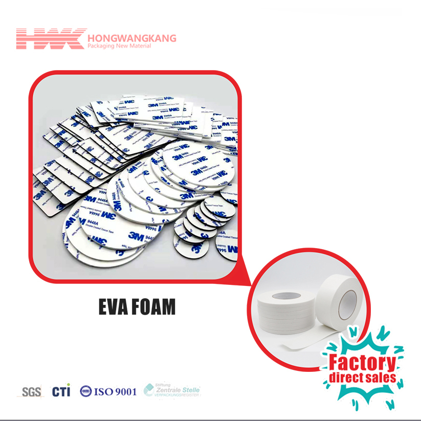 HWK Factory Custom EVA Foam Pads Die Cutting Service High-density EVA Foam Die Cuts for Protection & Cushioning