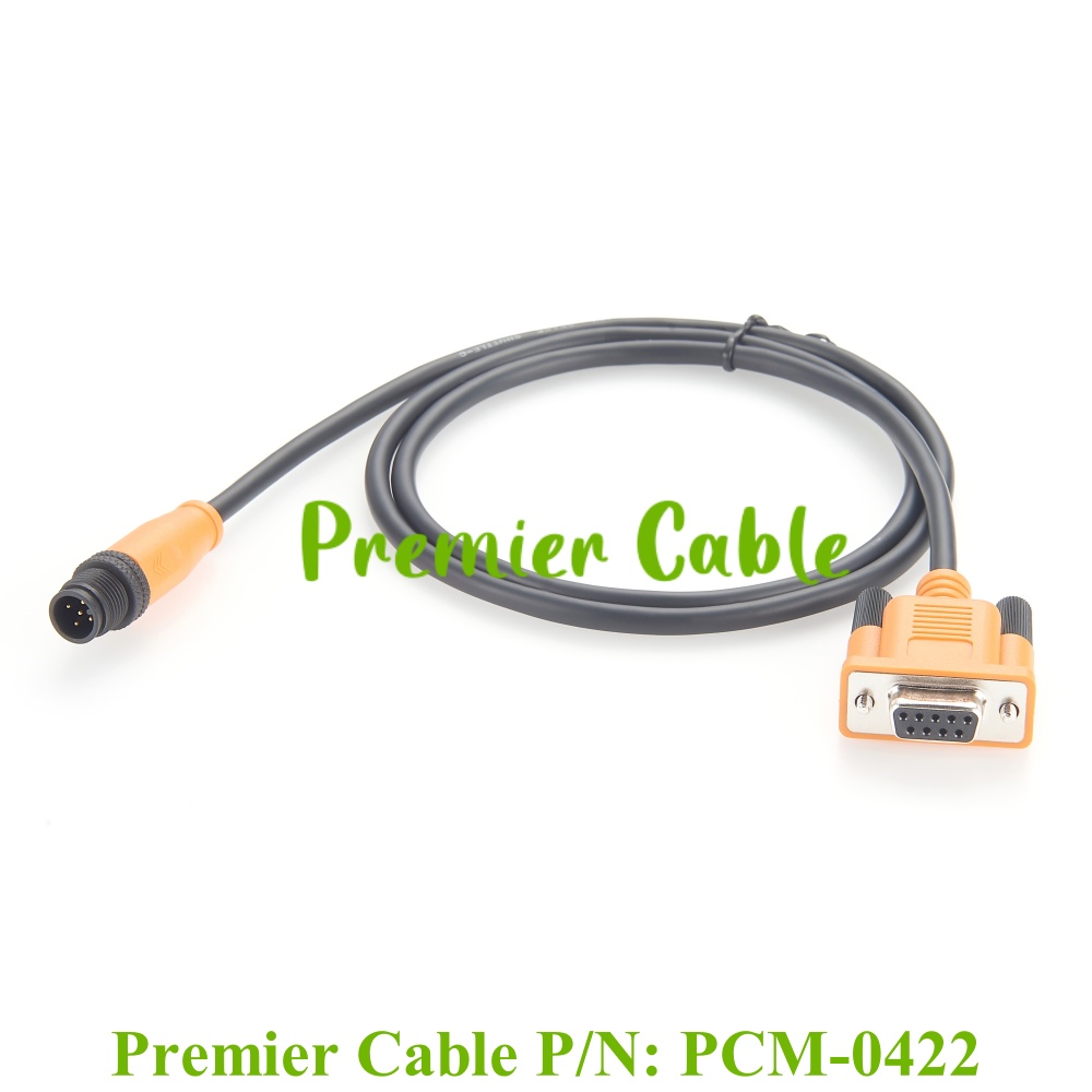 M12 A Code 5 Pin Male to DB9 Female Adapter Cable for CAN Bus and NMEA2000