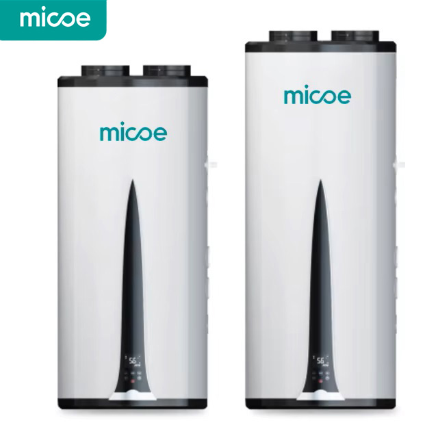 Micoe 75 Darjah R290 Semua dalam Satu Dinding Dipasang Udara Ke Air Pompas Panas Penyuhu Air