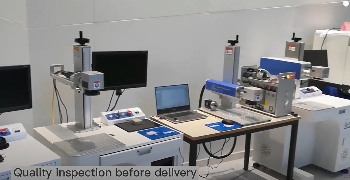 Pre-shipment testing of machines☑ BY Laser is committed to being the most reliable supplier 