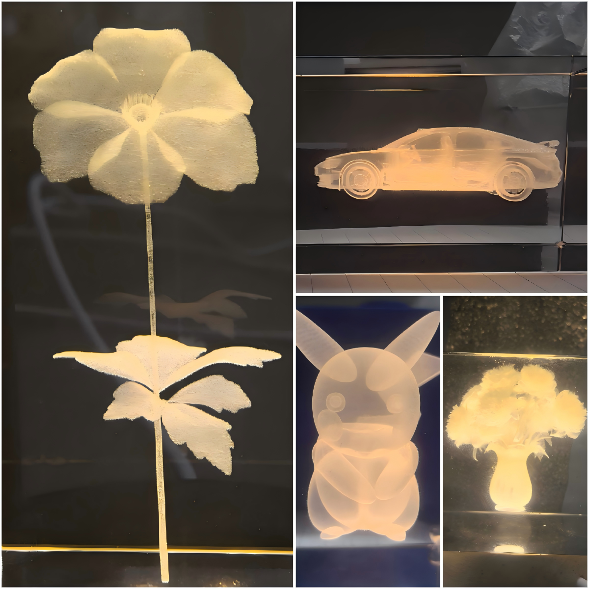  3D UV laser crystal glass engraving machine