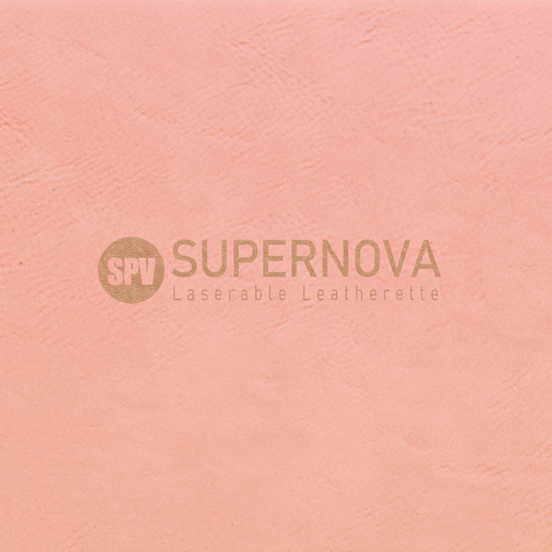 פרוסת עור חם לבן-핑ק בהיר/זהב למחיקה על ידי לייזר