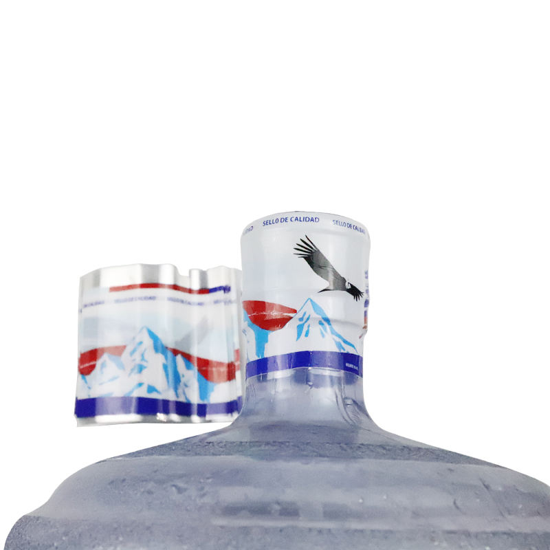 Billig pris brugerdefineret trykt 5 gallon vandplastikflaske varmeforsegling krympeærmelabel