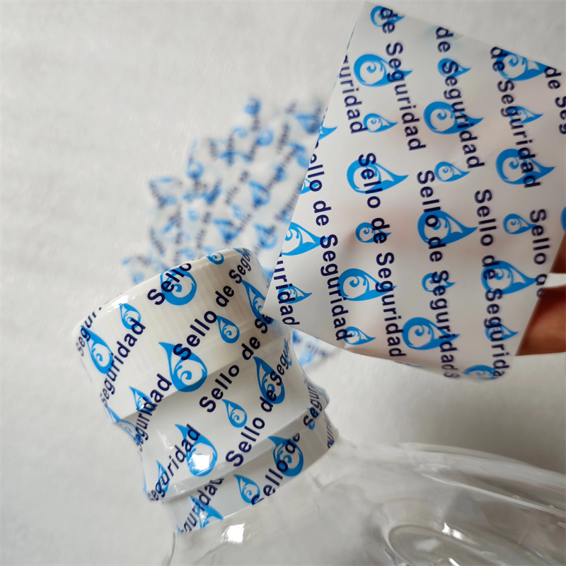 Σφραγίδες από PVC για μπουκάλια 5 γαλονιών, συρσιμόμενες ετικέτες για καπάκια κατόπιν παραγγελίας, 19L 20L 5 γαλόνια για συσκευασία σε συρσιμόμενη μεμβράνη