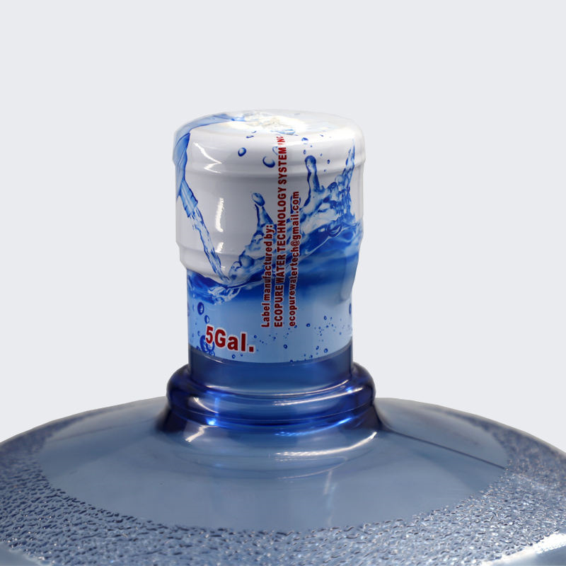 Darmowy projekt, folia termokurczliwa PVC, wodoodporne etykiety termokurczliwe do nakryć 5 galonów