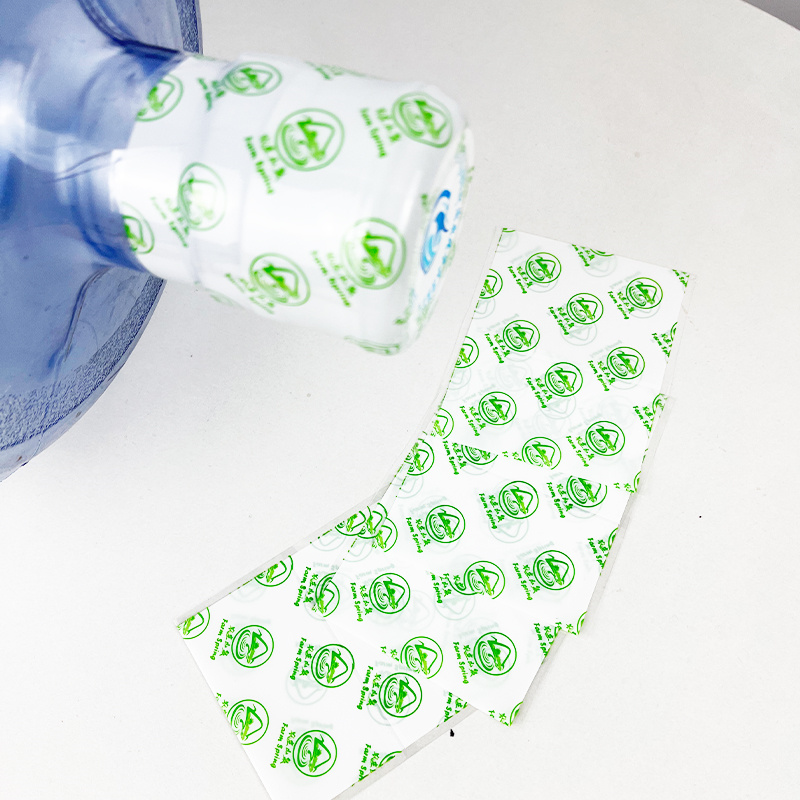 Krympefoliekapp for å sikre flaskekork Krympefolieetikett