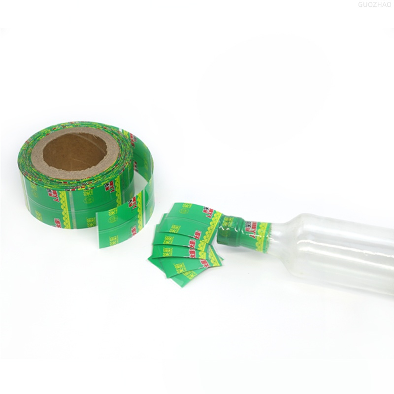 Premium slitsträckningsmärkningsetiketter av PVC PET för glas/plastflaskor