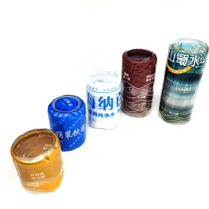 Tilpasset varmepresset logo, mat skrumtrækkebar vinflasslukning af PVC