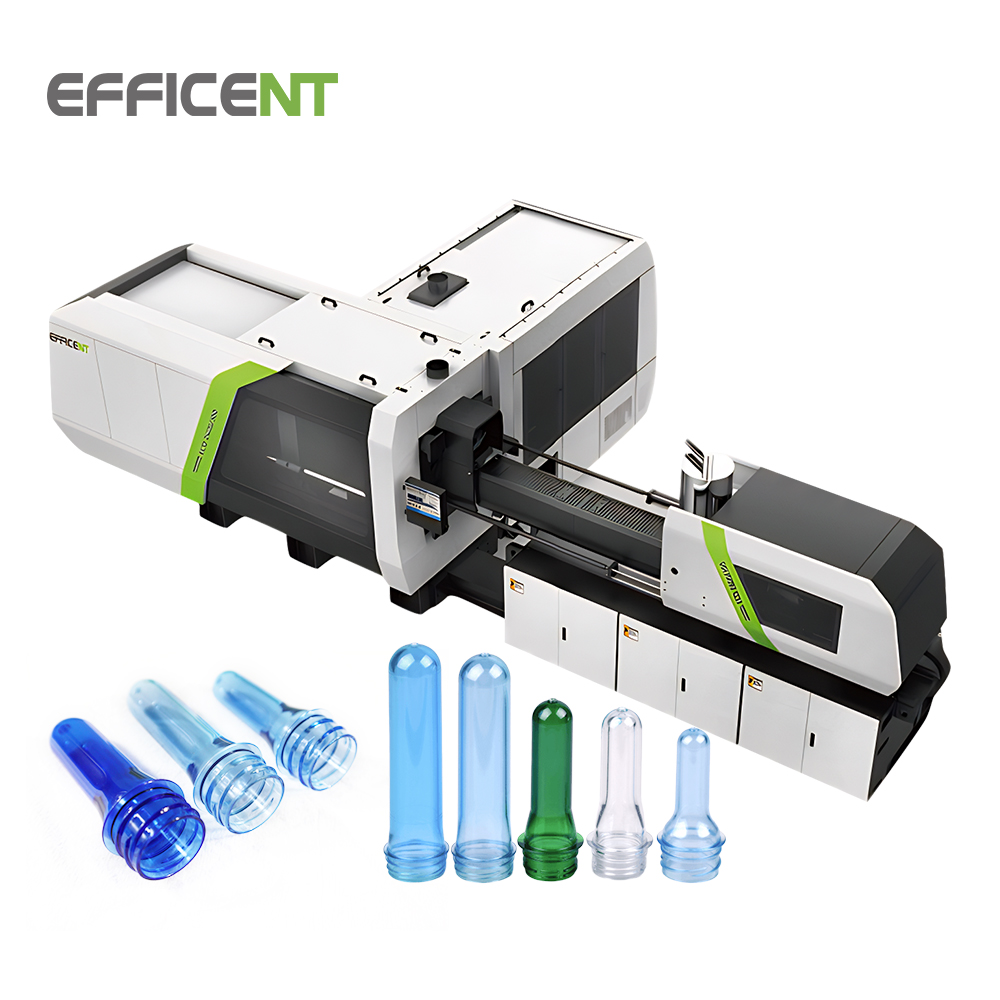 Machine à mouler par injection à grande vitesse pour préformes PET