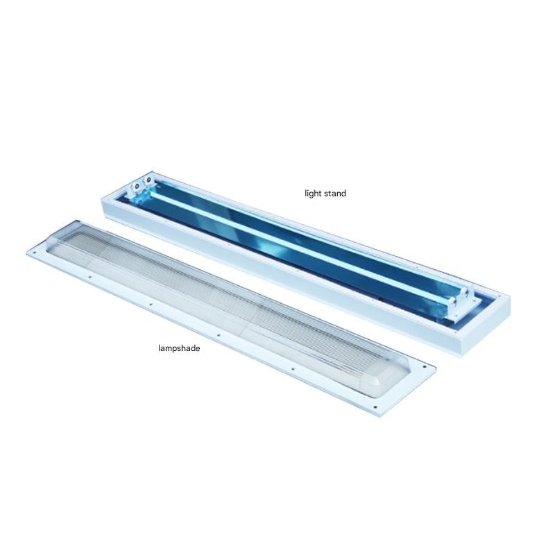 Lumen LED duplex tuborum tutum ad tecta pura, lumen fluorescente tutum ad officinas et deposita