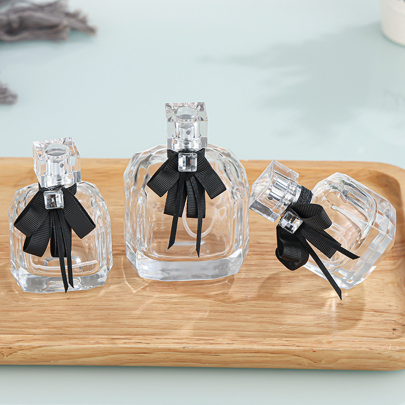 زجاجة عطر مربعة بسعة 30 مل و50 مل و100 مل