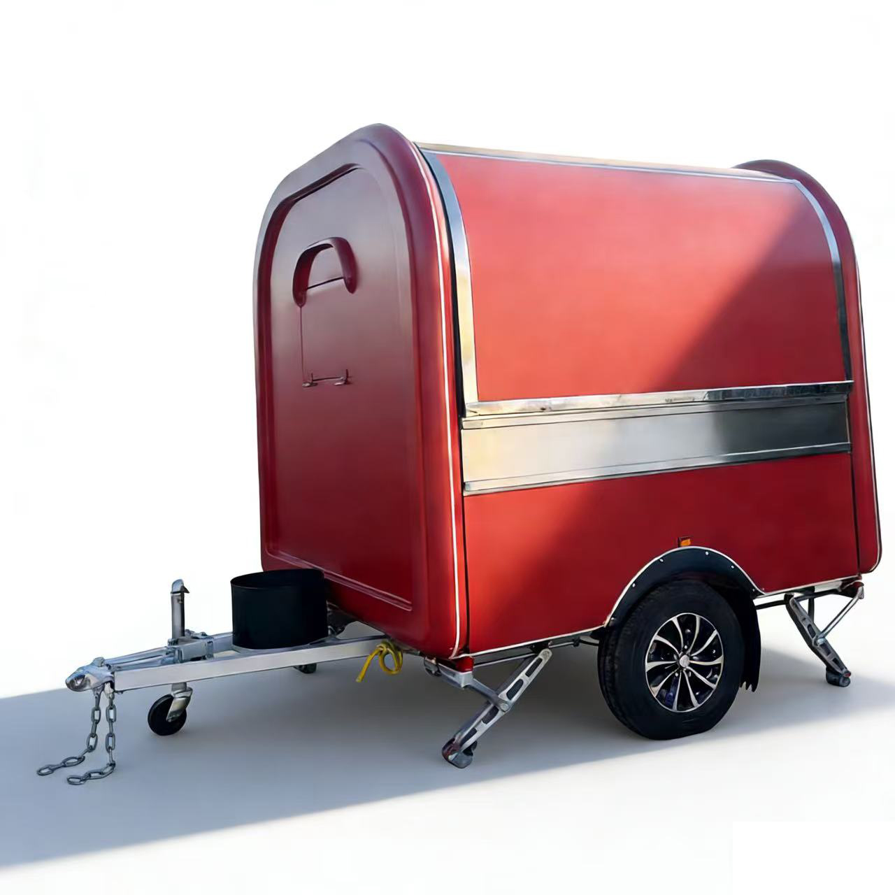 Slang nový přívěs Street franchise nabízí plně vybavený stroj na vafle, smažené jídlo, zmrzlina, gourmet mobilní přívěs