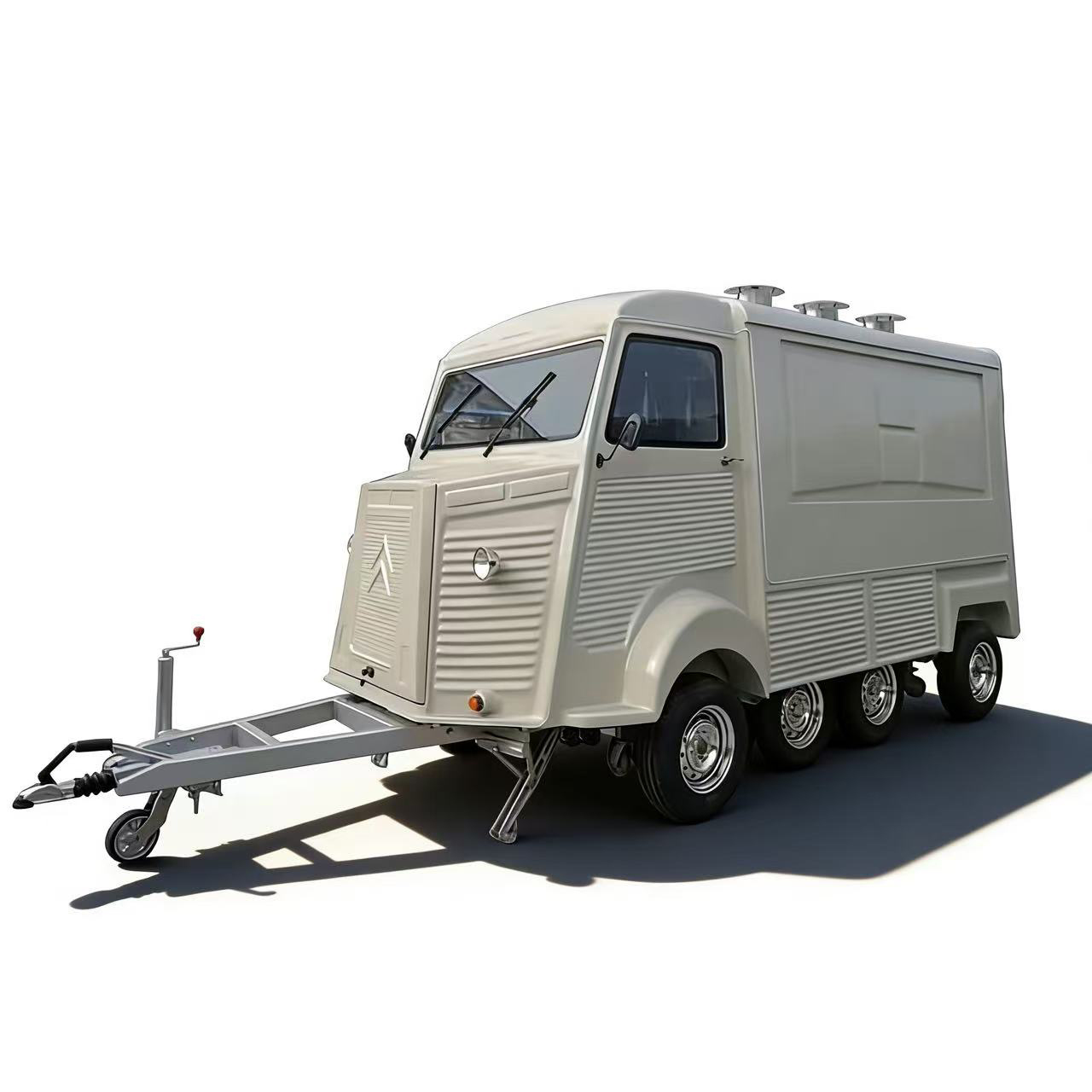 Úplně vybavená uliční franšíza Waffle Ice Cream Burger mobilní jídelniček