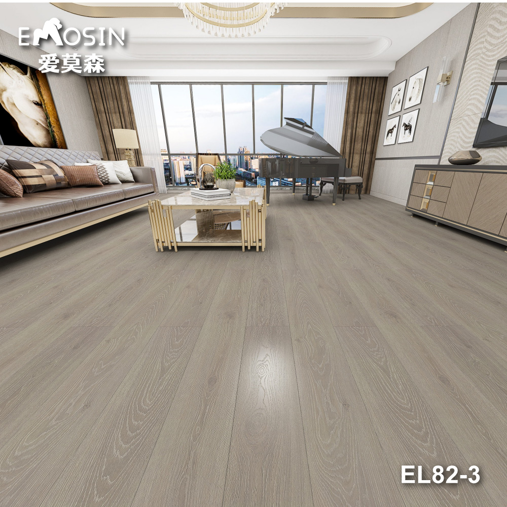 cheap high gloss grey laminate flooring
