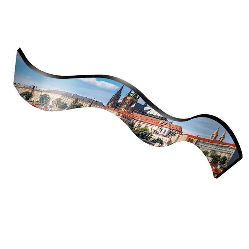 Pantalla LED en forma de fita