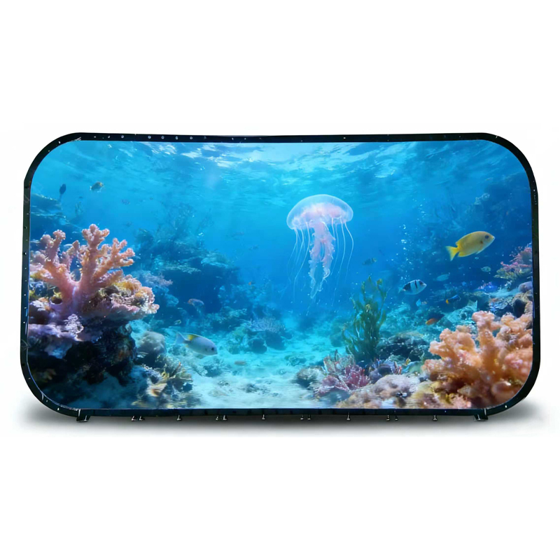 หน้าจอ LED P2.5 ไร้รอยต่อแบบจุ่มเต็มรูปแบบสำหรับพิพิธภัณฑ์