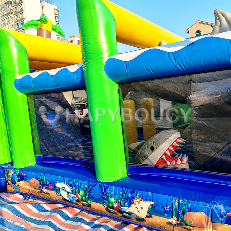 Serveer wat plezier met ons veelzijdige opblaasbare volleybalveld